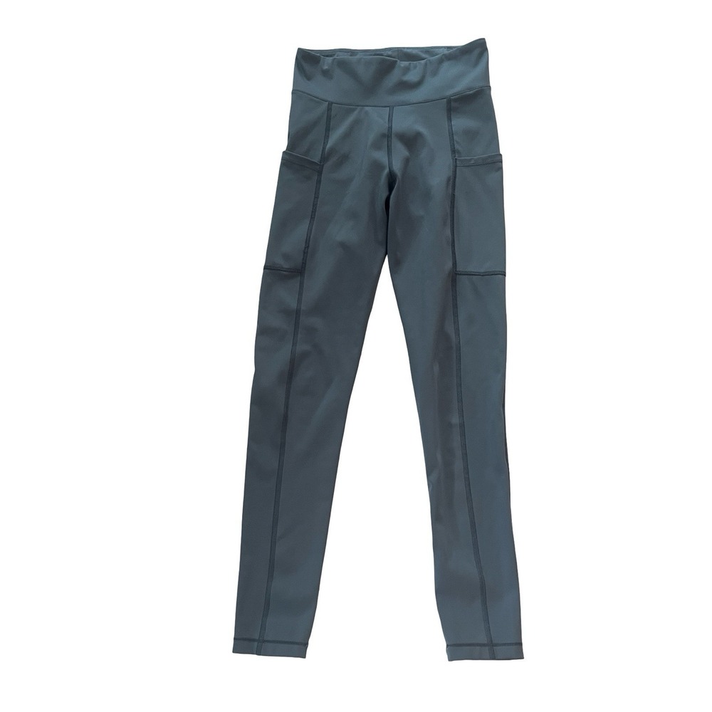 Aeropostale Women's Size S Gray Leggings Ankle Pockets Workout‎ Athleisure